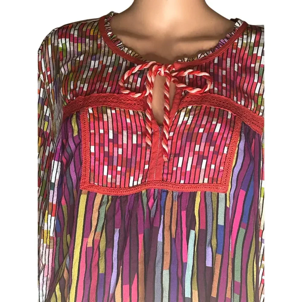 John Mark colorful women's blouse size 3x - Picture 2 of 6
